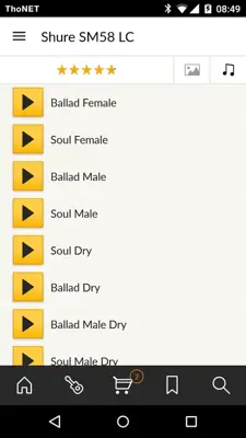 Thomann android App screenshot 1