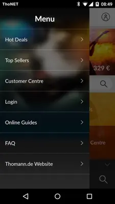 Thomann android App screenshot 2